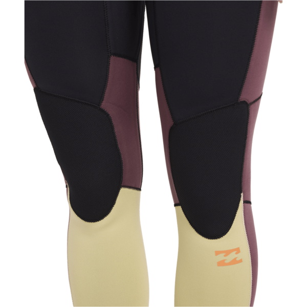 2026 Billabong Frauen Synergy Natural 3/2mm Brustrei&szlig;verschluss Neoprenanzug 24BW193514 - Grey Violet
